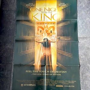2006 One Night With The King Original Movie House Full Sheet Poster
